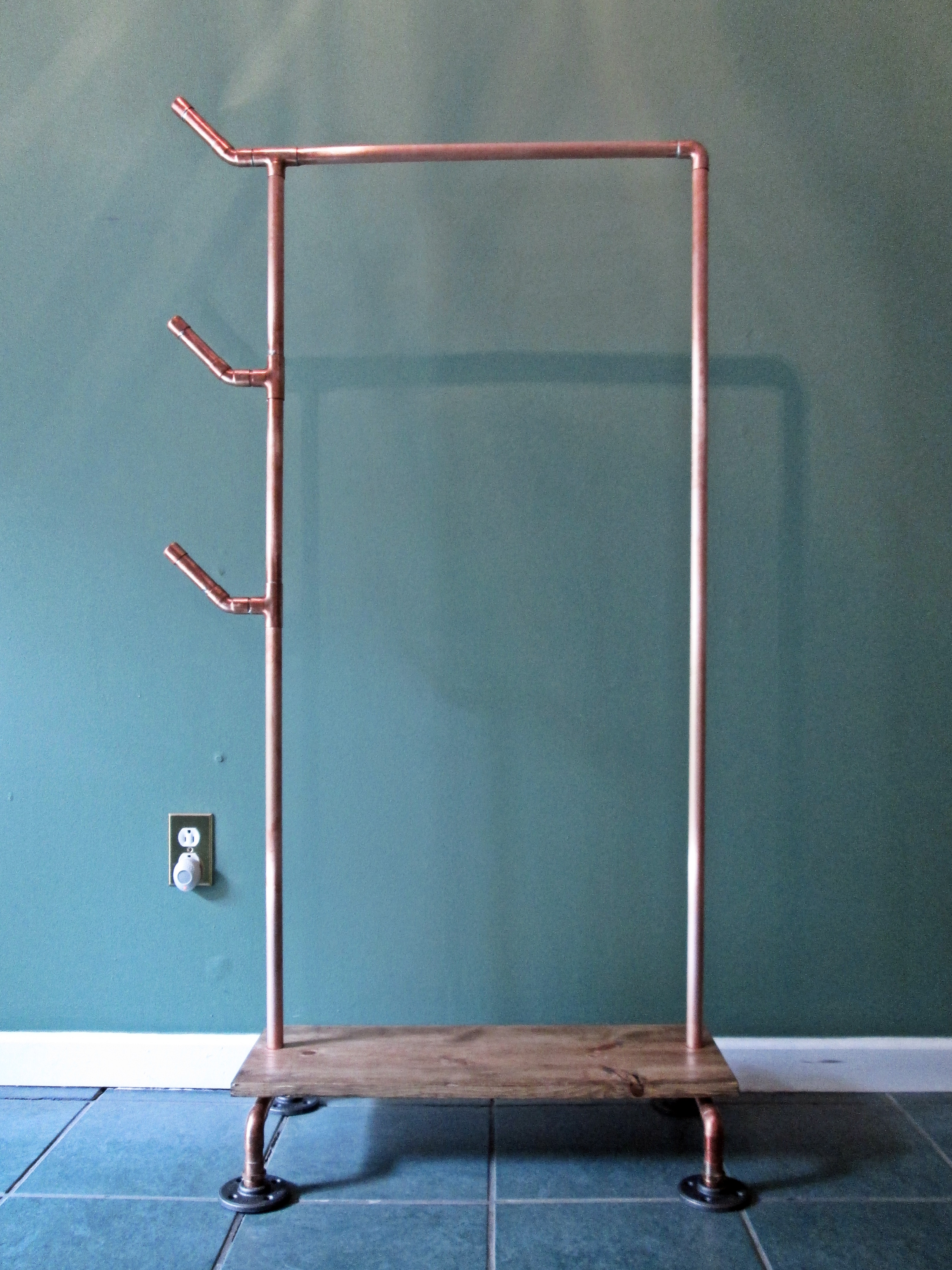 Copper Pipe Coat Rack The Bradford Edge